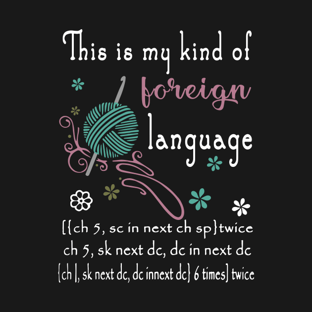 this is my kind of foreign language crochet by erbedingsanchez