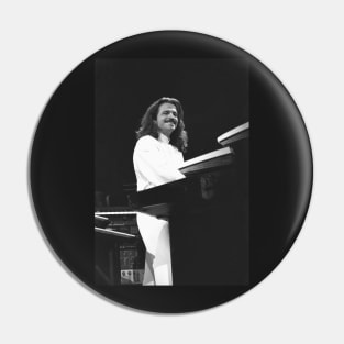 Yanni BW Photograph Pin