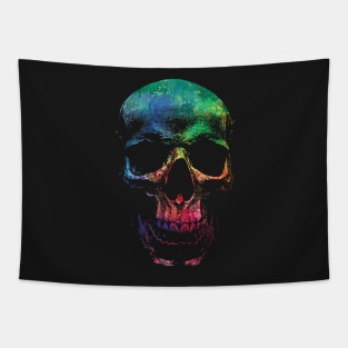 Rainbow skull Tapestry