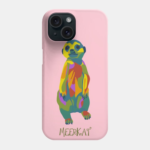 Meerkat Phone Case by Slightly Unhinged