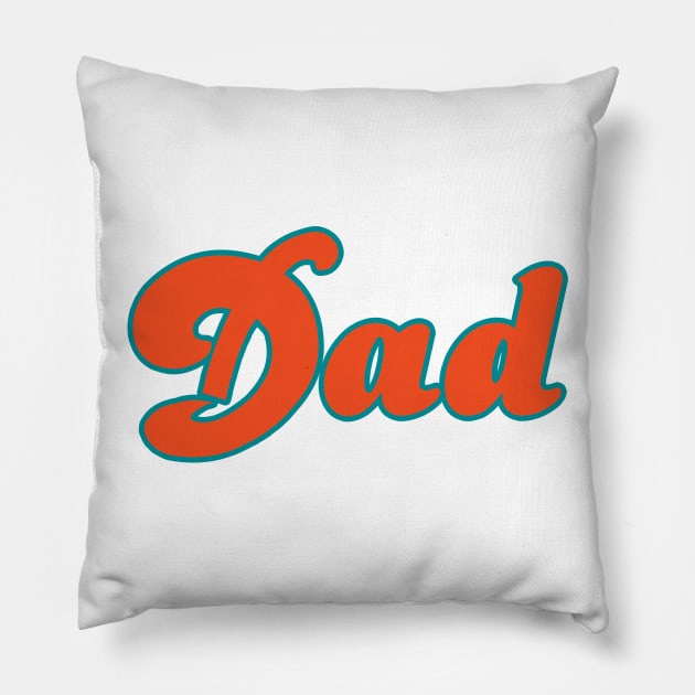 Miami DAD! Pillow by OffesniveLine