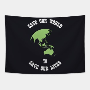 Save Our World Tapestry