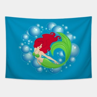 Mermaid Bubbles Tapestry