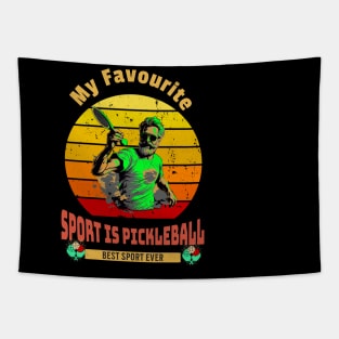 My Favourite Sport Is Pickleball Tapestry