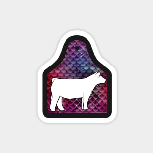 Mermaid Ear Tag - Show Steer - NOT FOR RESALE WITHOUT PERMISSION Magnet