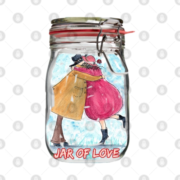 Jar Full Of Love - back of shirt by Marjansart 