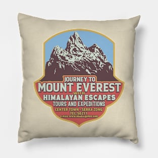 Journey to Mount Everest Pillow