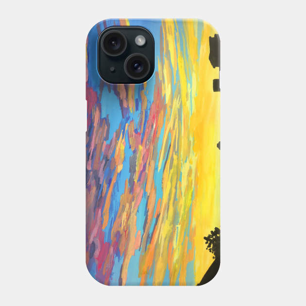 Blue and Yellow Phone Case by emmawtj