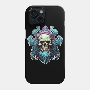 Bearded Pirate Flag Skull & Bones Phone Case