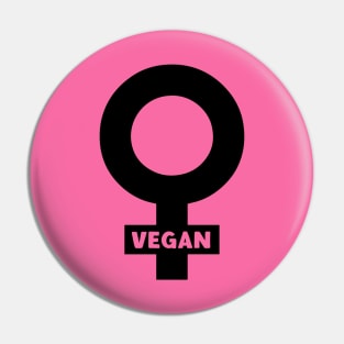 Feminist Vegan Pin