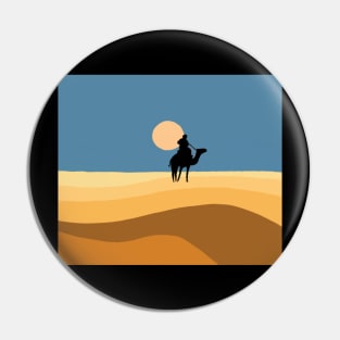 Camel trip in the desert Pin