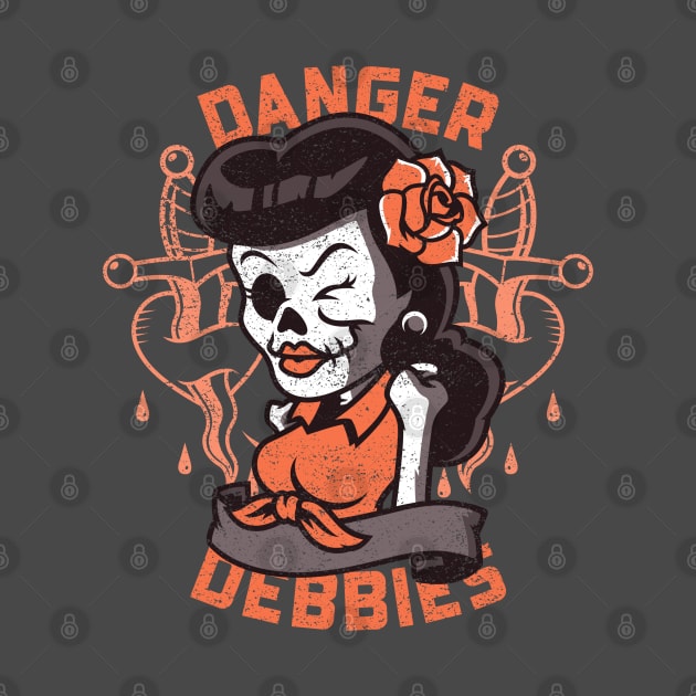 Cool Vintage "Danger Debbies" Rockabilly by TOXiK TWINS