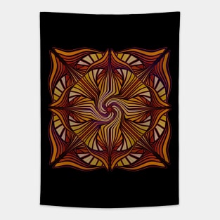 Stained glass mandala Tapestry