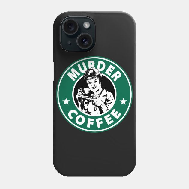 Murder Coffee Phone Case by Titius