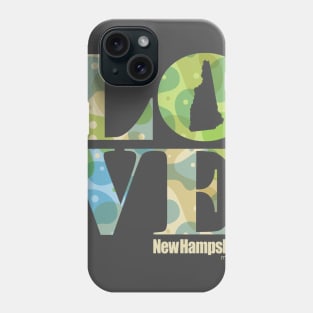 Love NH (camo square) Phone Case