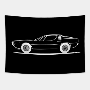 Alfa Romeo Montreal White Tapestry