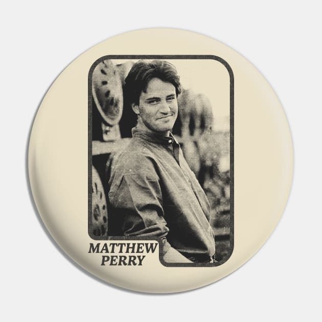 Matthew Perry // Retro Aesthetic Fan Art Design Pin by RadRetro