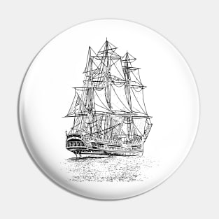 Sailing Ship Pin