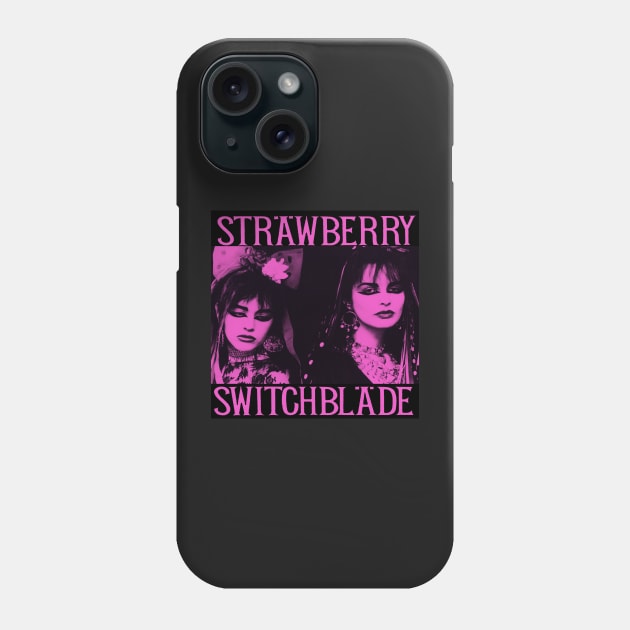 Strawberry Switchblade Phone Case by vintage-glow