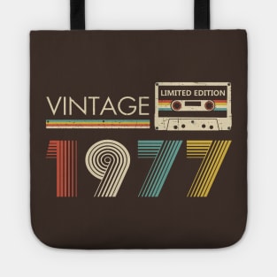 Vintage 1977 Limited Edition Cassette Tote