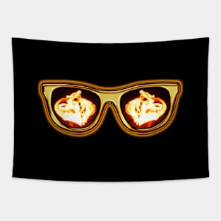 Fire Glasses Tapestry