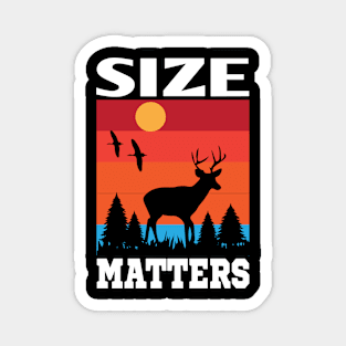 Size Matters T Shirt For Women Men Magnet