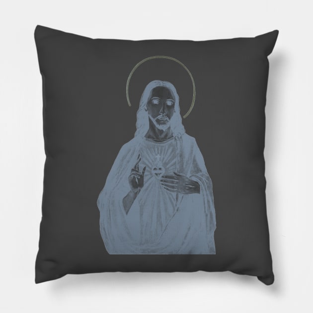 Jesus Tee Pillow by cpecana