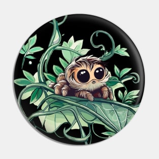 Cute Jumping Spider Pin