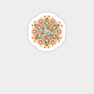 Boho Chic Millefiori Magnet