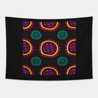 Abstract flower pattern Tapestry