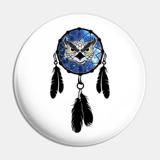 Owl. Totem. Pin