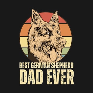 Best German Shepherd Dad Ever T-Shirt