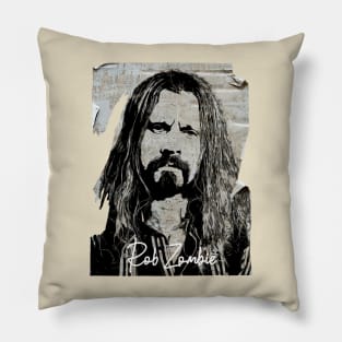 Rob Zombie 80s Vintage Old Poster Pillow