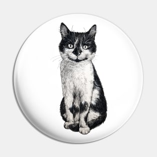 Ogie the cat Pin