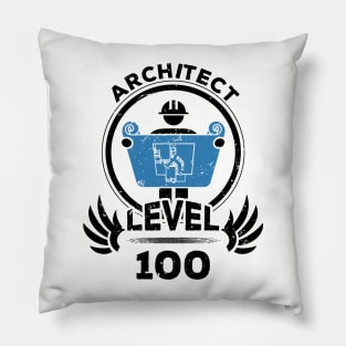 Level 100 Architect Gift For Architect Graduate Pillow