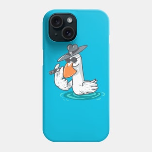 funny duck boss cartoon Phone Case