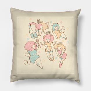 Angel babes Pillow