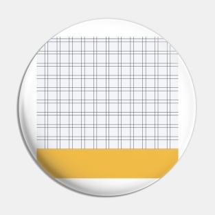 Pattern geometric mustard minimal Pin