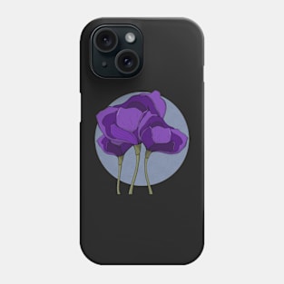 Vibrant Purple Flowers Plant Art Phone Case