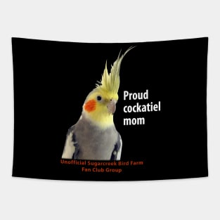 Cockatiel 3 - white type Tapestry