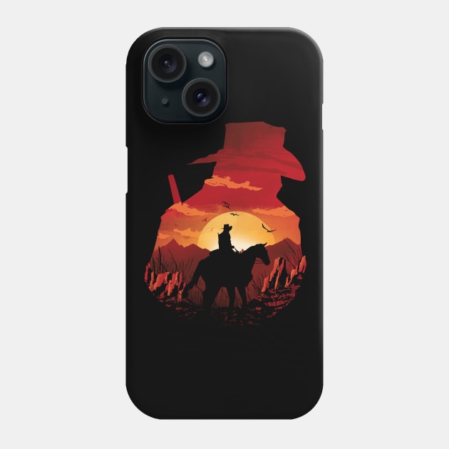 Red Sunset Phone Case by DANDINGEROZZ