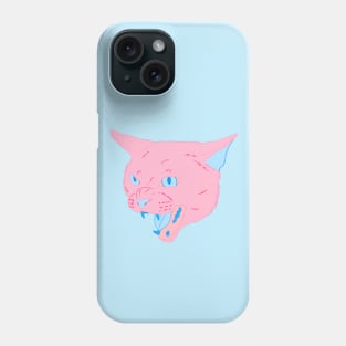 Vaporwave Cat - Pink Lemonade Phone Case