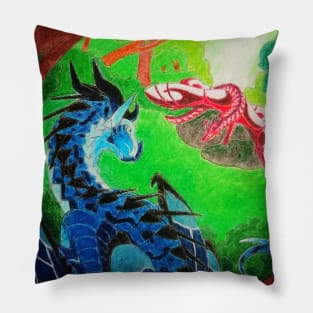 The Meeting - SolitaryWings Pillow