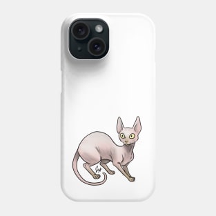 Cat - Sphinx Cat - Pink Phone Case