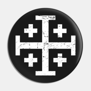 Templar Cross Of Jerusalem | Renaissance Festival Design Pin