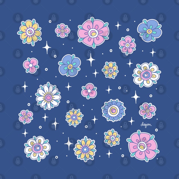 Simple Mandala Floral Pattern by DajonAcevedo