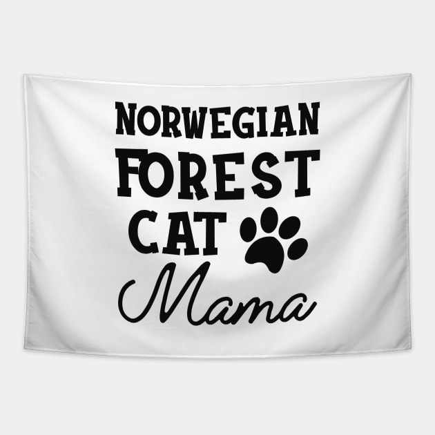 Norwegian Forest Cat Mama Tapestry by KC Happy Shop