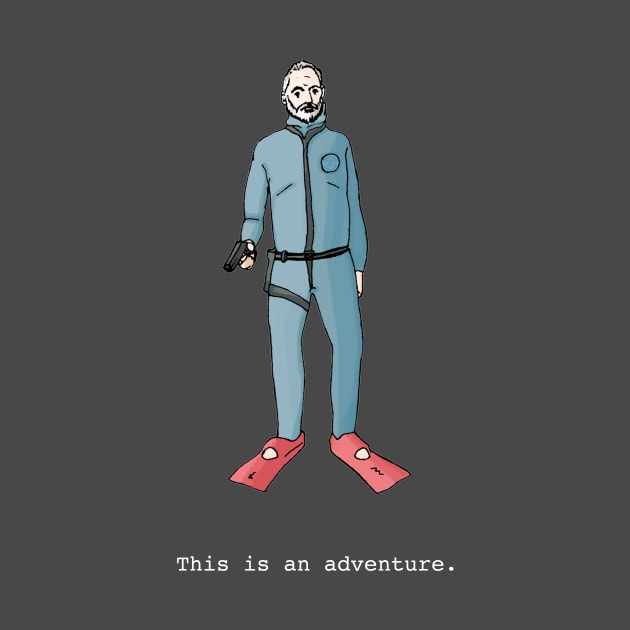 This Is An Adventure Steve Zissou by fableillustration