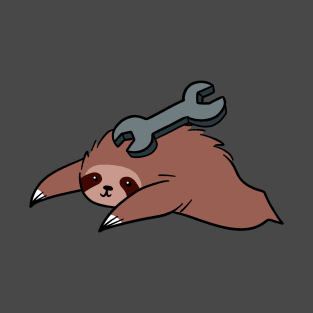 Sloth with a Wrench T-Shirt