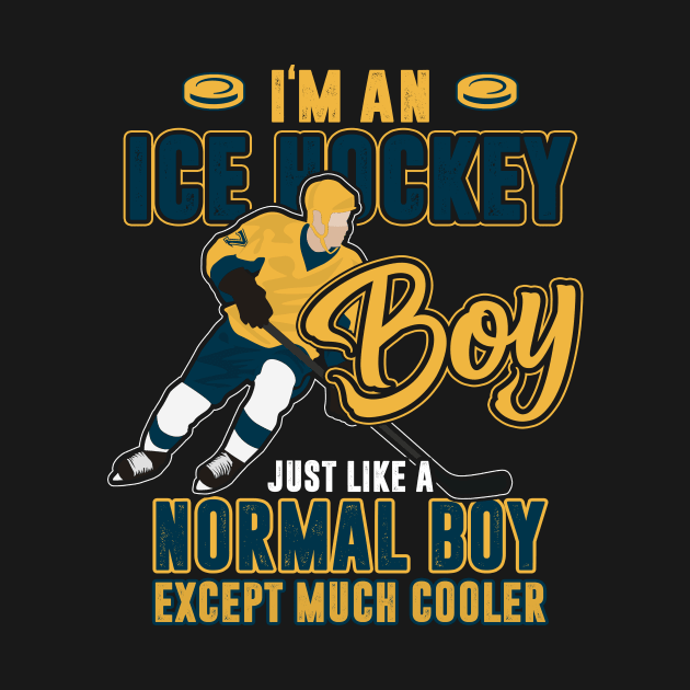 Ice Hockey Boy by funkyteesfunny